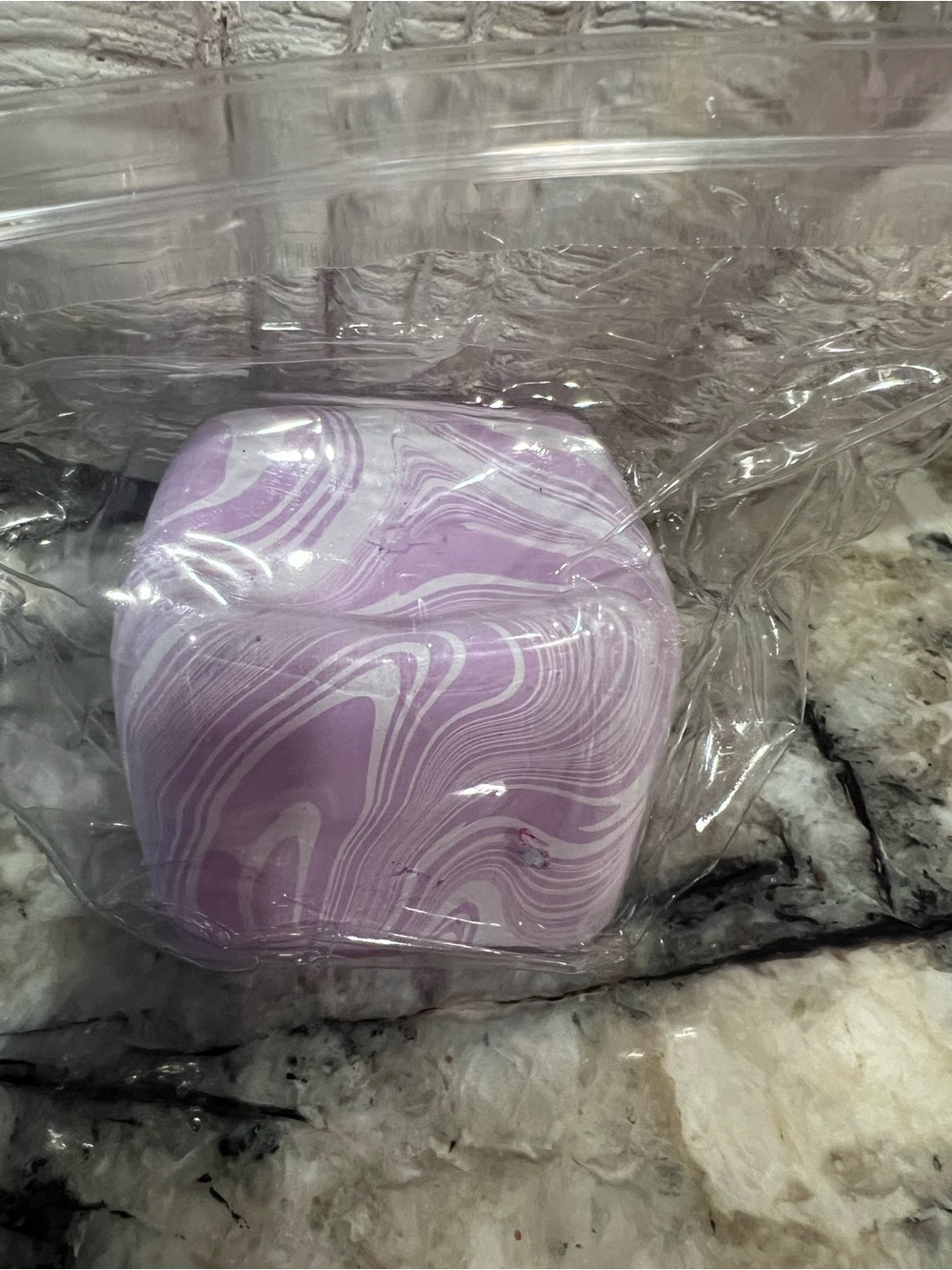 Candy Swirl Cube Squishy in Lavender✨#squishy #viraltoys #needoh